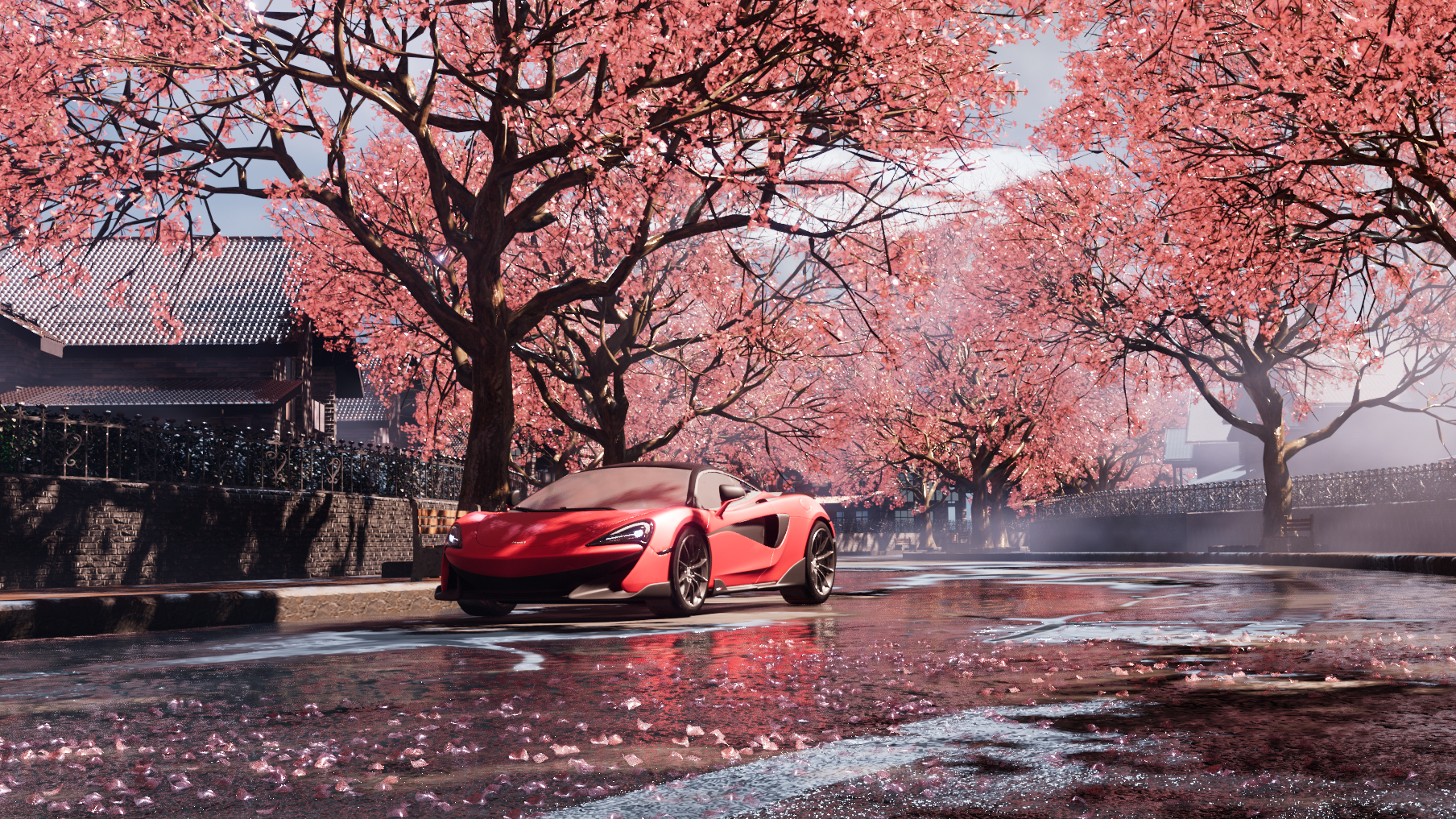 【blender原创场景配布eevee版】--樱花街道---大侠资源网